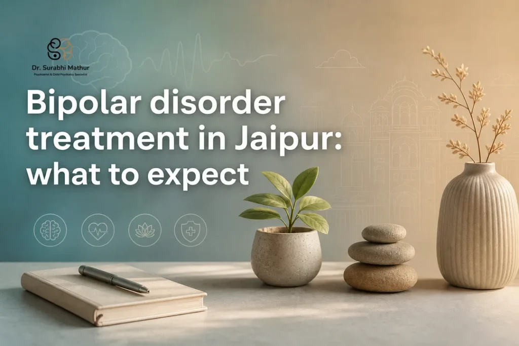 Featured image for bipolar disorder treatment in Jaipur with the exact focus keyphrase.