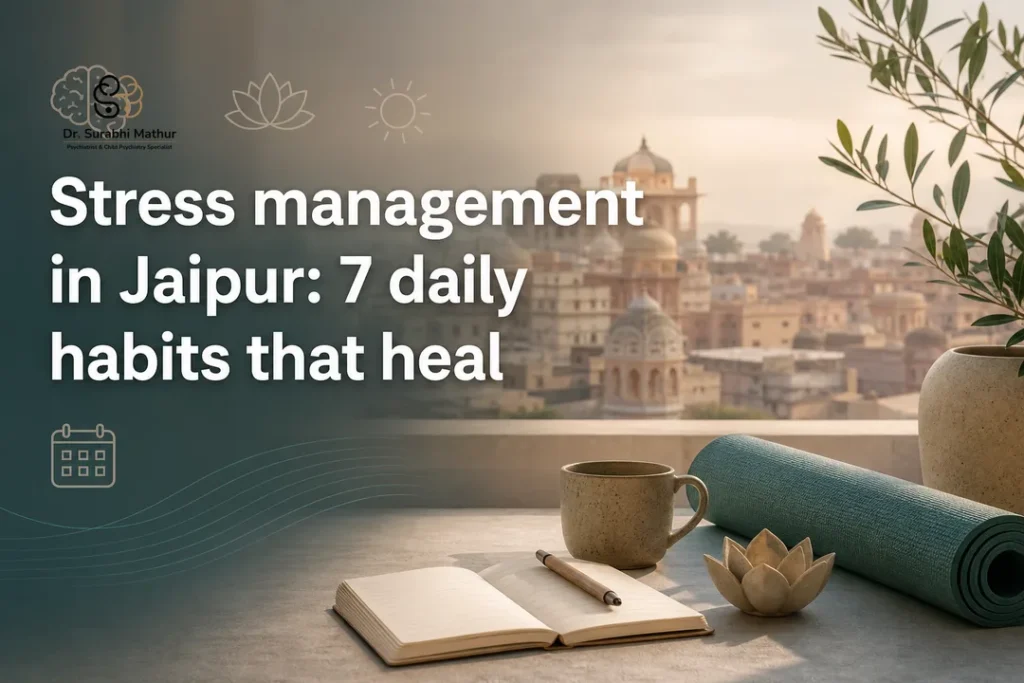 Stress management in Jaipur: 7 daily habits that heal