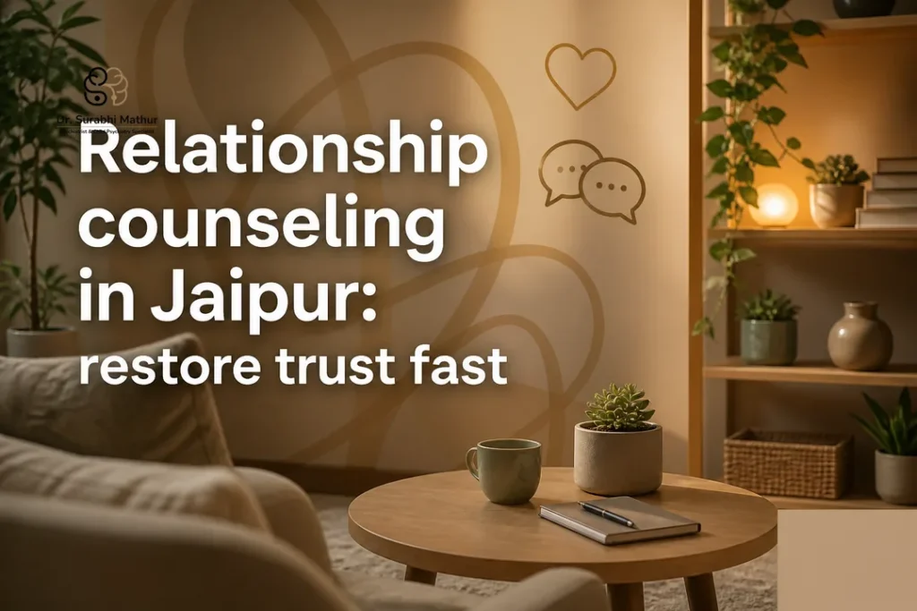 Relationship counseling in Jaipur: restore trust fast